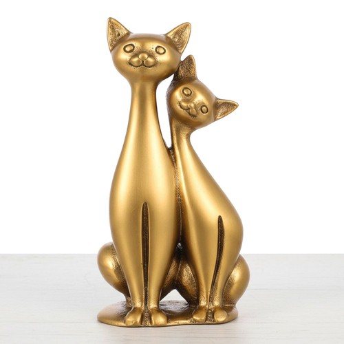 Brass couple cat - couple,