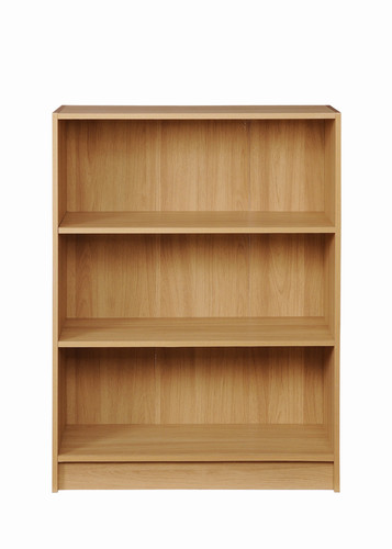 Low wide bookcase bookshelf - low,
