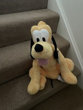 Pluto Official Disney Store Stamped Jumbo Large Plush Soft Toy