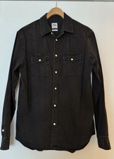 Zara Man’s Denim Shirt Black
