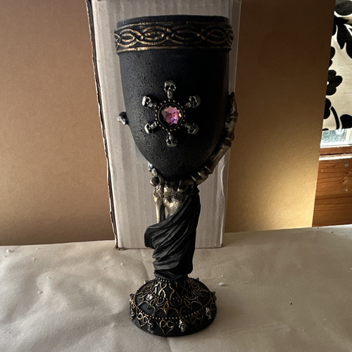 Gothic black gold metal - black,
