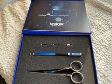 Boxed Brother Stylus Scissors Sewing & Embroidery Kit unused complete with tips.