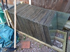 3mm horticultural glass, 610mm x 610mm, USED 