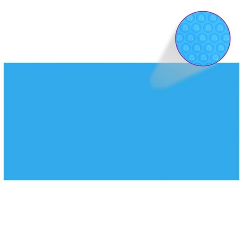 Pool cover blue with air - blue,