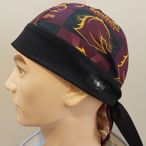 Durag rugby broncos print - durag,,