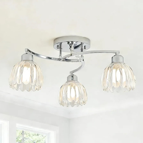 Modern silver crystal - silver,