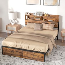 HOMCOM 5.2FT King Bed Frame