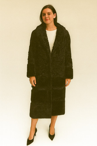 Vintage crushed velvet coat