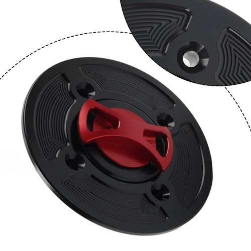 Fuel gas tank cap - tank, red