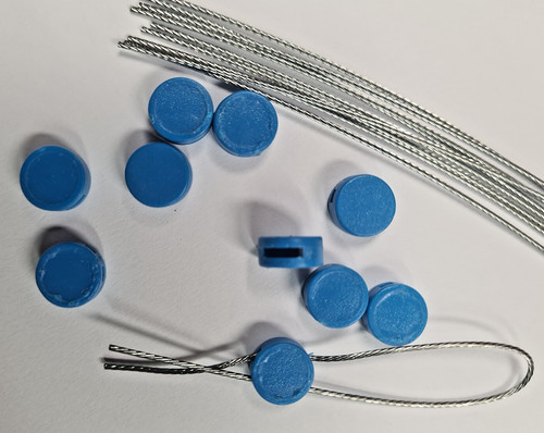 10x 10mm round plastic - plastic, meter