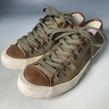 PF FLYER low top green canvas