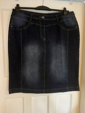 No Brand Denim Skirt New No Tags Catalog Returns Uk 20
