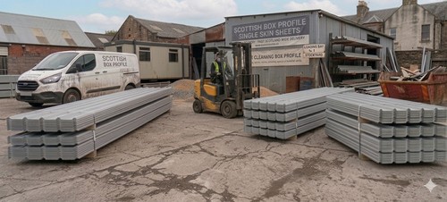 Box profile roofing - box,