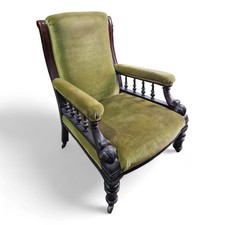 Victorian mahogany fireside
