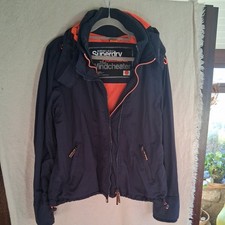 Superdry Windcheater International Women's Navy Blue Jacket Size XL 