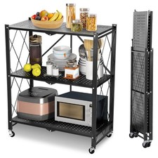 3-Tier Duty Foldable Metal