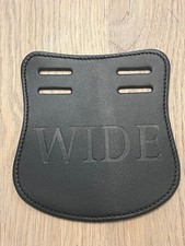  Single Bates Replacement All Purpose  Black Leather Girth Point Buckle Guard