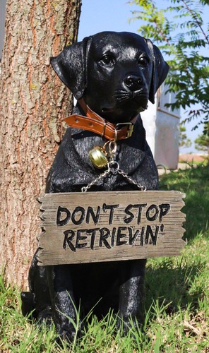 Lifelike black labrador - lifelike,