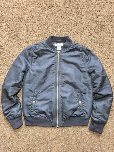 Boys black bomber jacket - bomber,