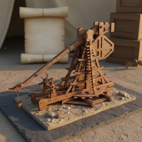 Diy trebuchet model kit - model,