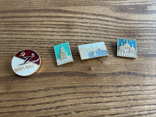Soviet era enamel badges - enamel,