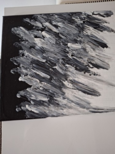 Modern abstract acrylic art - modern,