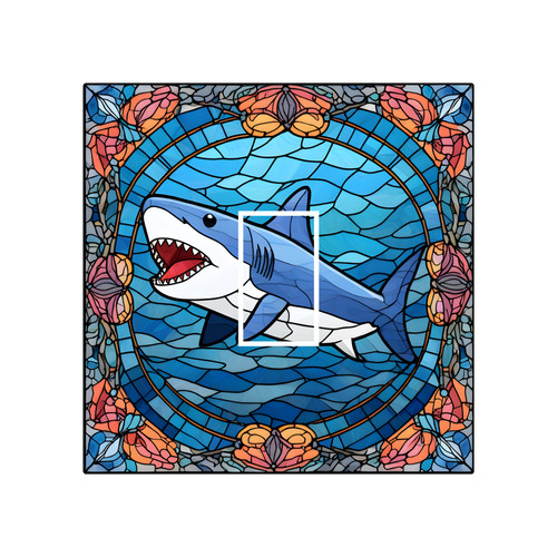 Great white shark - great,