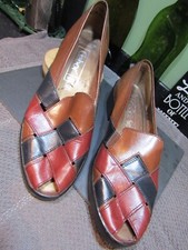 GABOR SPORT Multi-coloured Leather Slip on Flat shoes size 5.5 - Good Overall