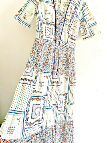 Vintage 70s floral - vintage, maxi
