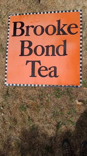 Brooke bond tea vintage - bond, enamel