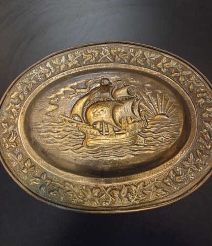 Vintage peerage brass wall - brass,