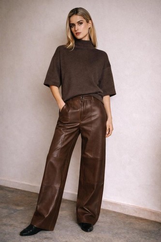 New women brown flared - new,