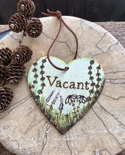 Handmade Toilet Engaged Vacant