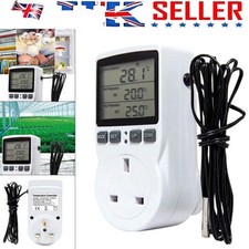 UK Plug In Thermostat Electric