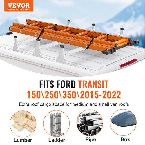 Ladder rack van roof - rack, for
