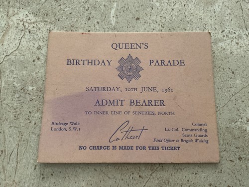 Queen birthday parade 1961 - queen's,