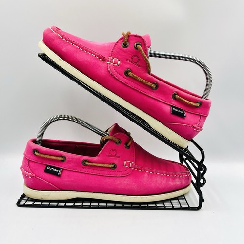 Chatham pink suede deck - chatham,