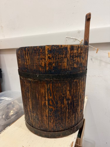 Antique english wooden well - english,
