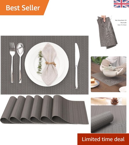 Washable place mats set - 6,