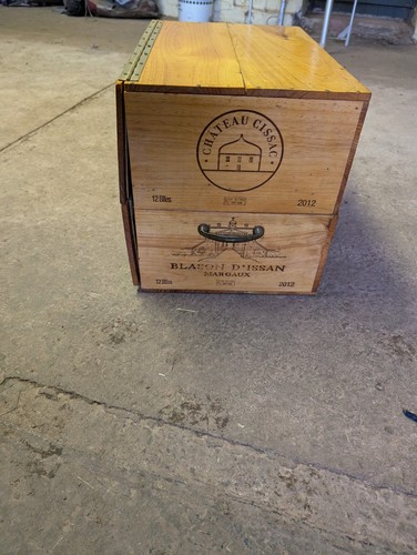 Wooden box made from - from, wine