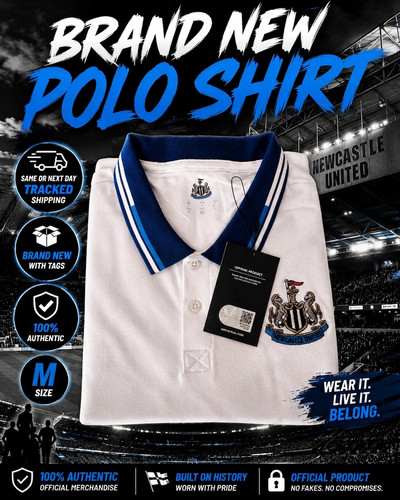 Official newcastle united polo - official,