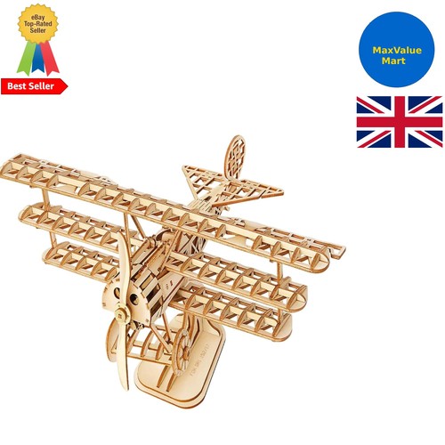 Wooden airplane puzzle - airplane,