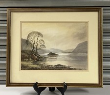 Original Watercolour Of Ullswater, Lake District By Keith Burtonshaw (1930-2008)