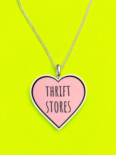 Thrift stores necklace quirky - thrift,