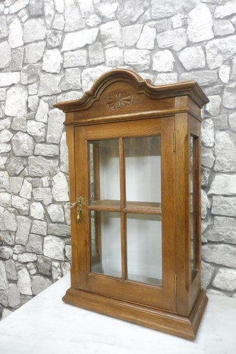 Antique wooden wall cabinet - antique,