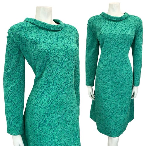 Vtg 60s teal blue - vtg,