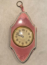 Small Swiss .935 silver pink