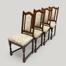4 Old Charm Oak Dining Chairs