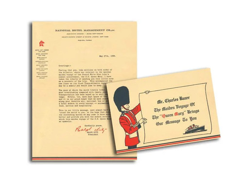 1936 queen mary - mary, voyage