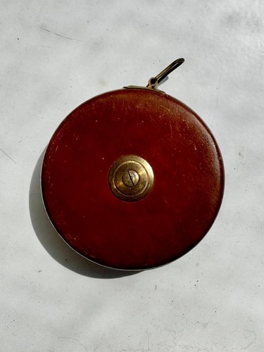 Vintage leather tape - vintage, measure